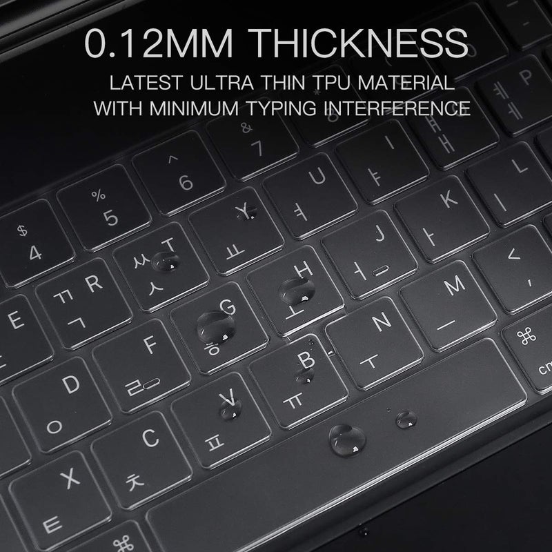 CaseBuy Ultra Thin Keyboard Cover for Apple iPad Air 11-inch(M2 2024) & iPad Air 5th 4th Gen & 2022 M2 iPad Pro 11 inch with Magic Keyboard(4th 3rd 2nd Generation), US Keyboard Layout - Image 3